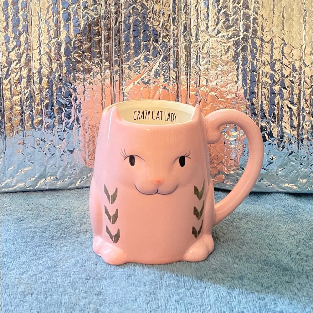Crazy Cat Lady Pink Ceramic Mug